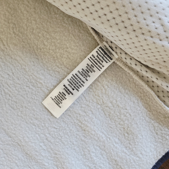 Patagonia Women's Retro Pile Fleece Warm Zipper Pockets Hoody Size Large - Picture 12 of 12